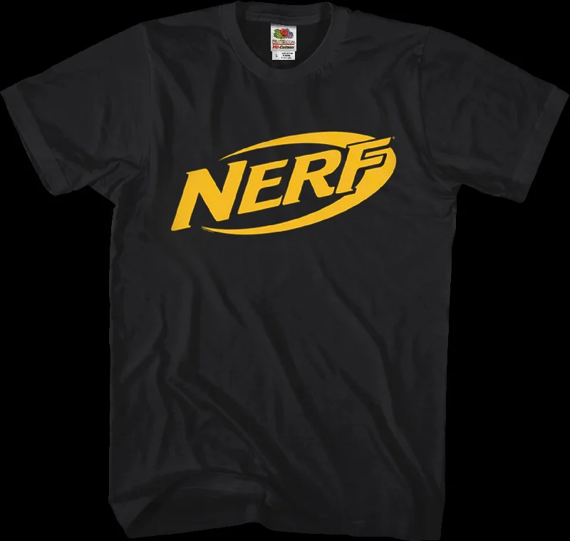 Men's dressy t-shirt-Logo Nerf T-Shirt