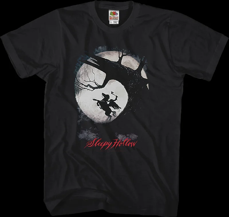 Men's rugby t-shirt-Headless Silhouette Sleepy Hollow T-Shirt