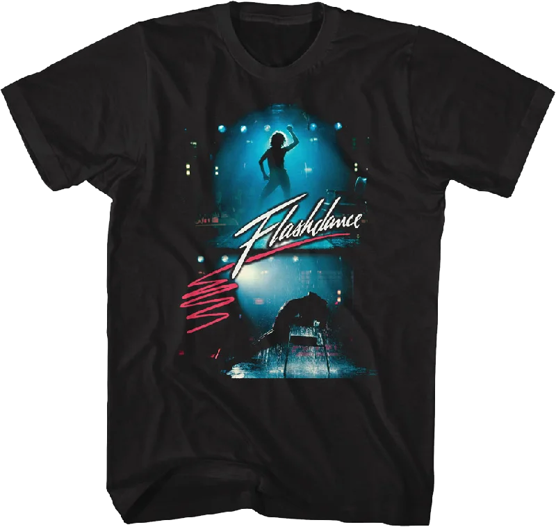 Men's sustainable t-shirt-Dancing Collage Flashdance T-Shirt