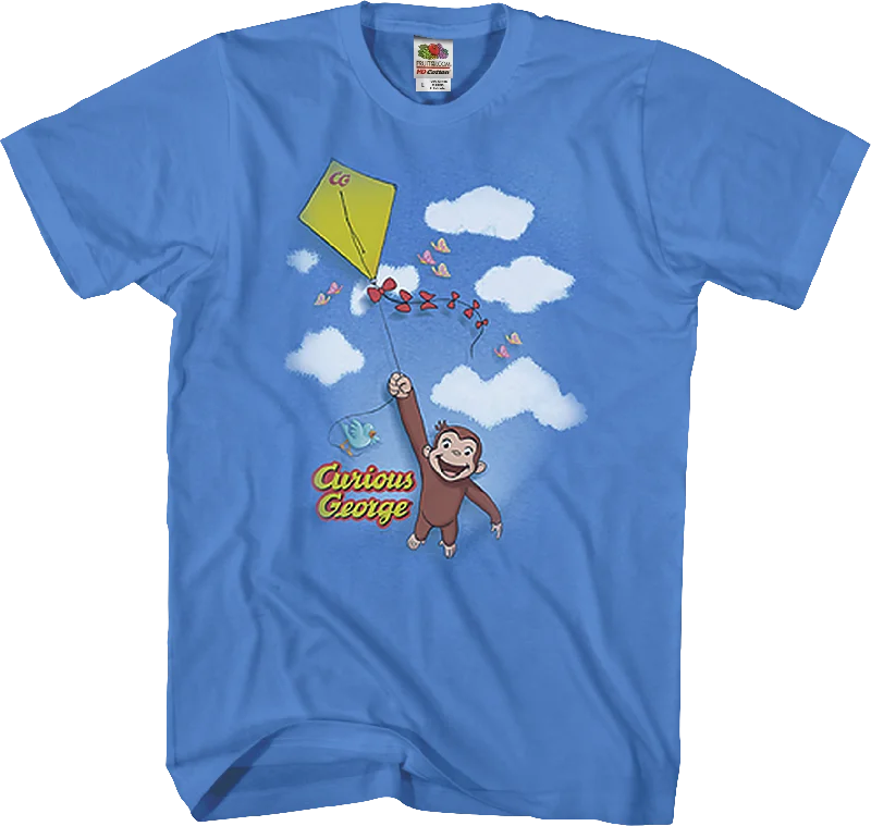 Men's pocket t-shirt-Fly a Kite Curious George T-Shirt