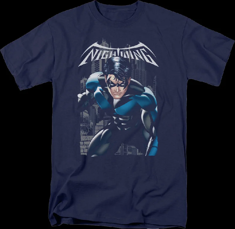 Men's casual t-shirt-Nightwing Legacy DC Comics T-Shirt