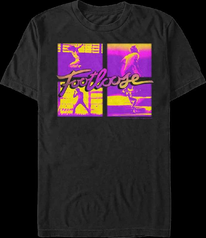 Men's vintage t-shirt-Dance Collage Footloose T-Shirt