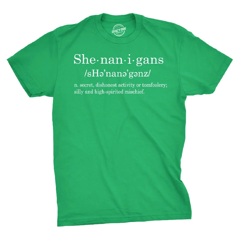 Men's lounge t-shirt-Shenanigans Definition Men's T Shirt