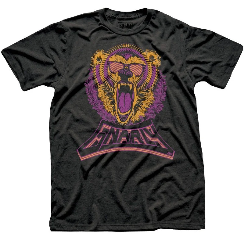 Men's streetwear t-shirt-Gnarly Bear T-shirt