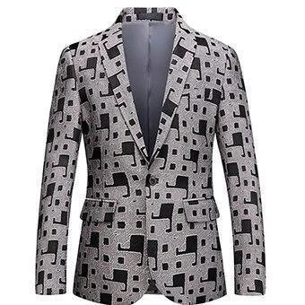 Men's pre-shrunk raincoat-Men's Blazer Plus Size Event Blazer Slim Fit