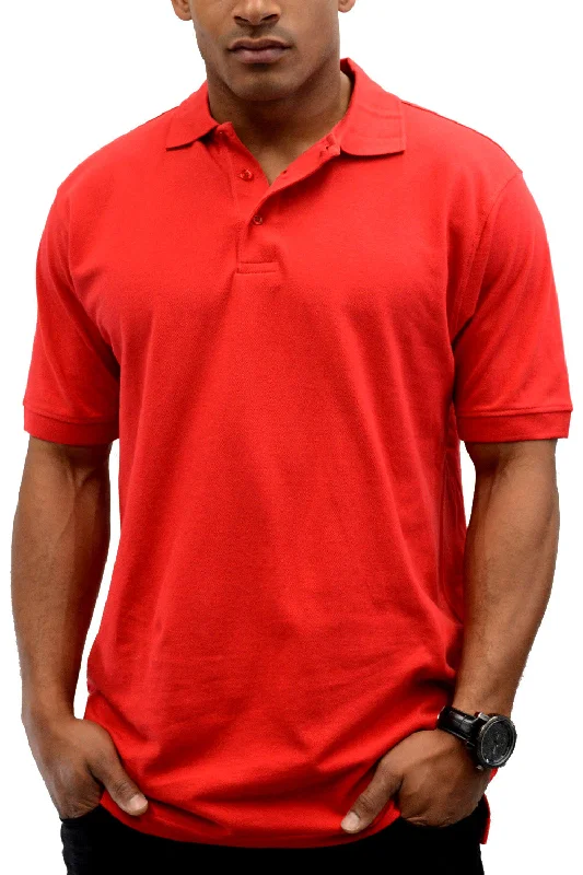 Men's pre-shrunk travel wear polo shirt-Classic Polo Shirt 2XL-5XL