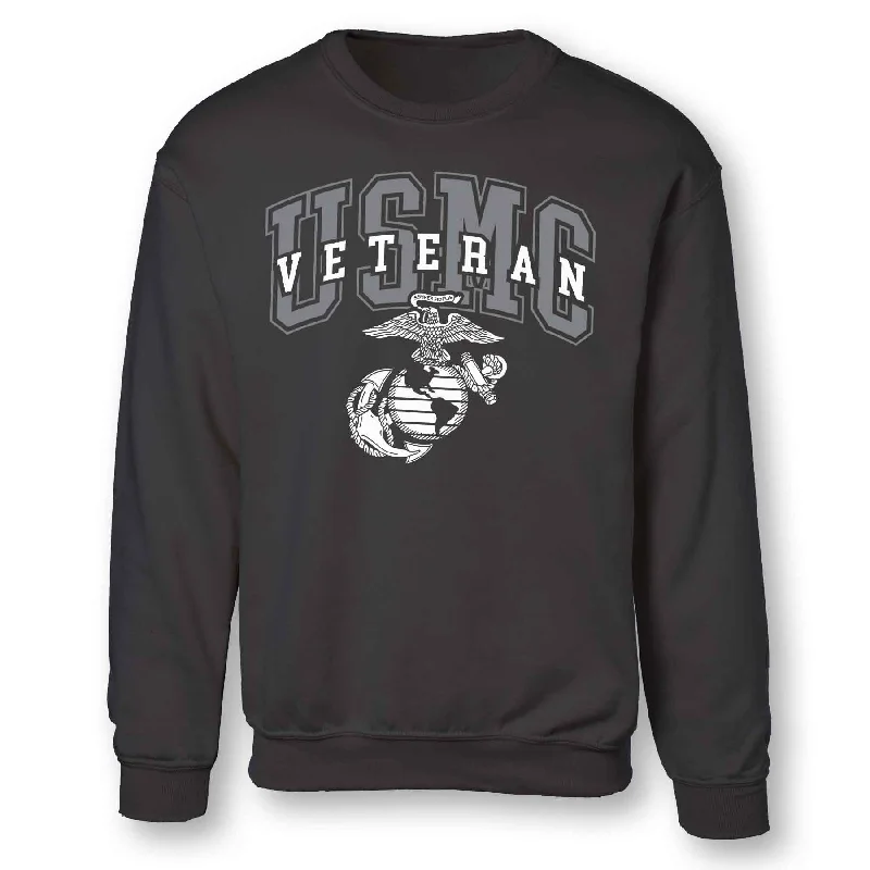 Men's weather-resistant sweatshirt-USMC Veteran Overlay Sweatshirt