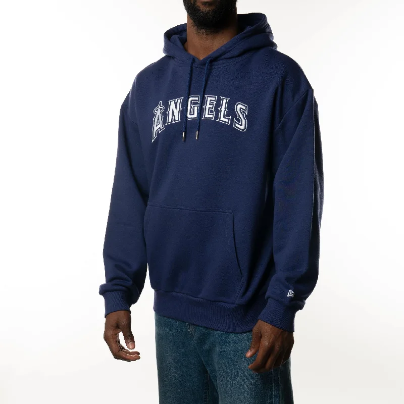 Men's ultra-light hoodie-LA Angels Freeway Series Dark Blue Pullover Hoodie