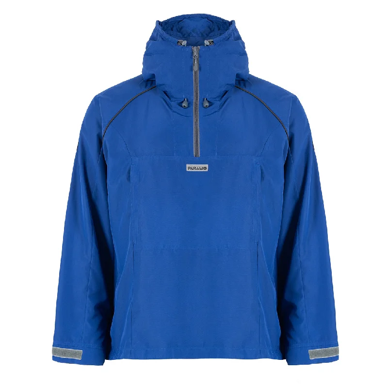 Men's pre-washed utility jacket-Paramo Fuera Classic Windproof Smock Cobalt