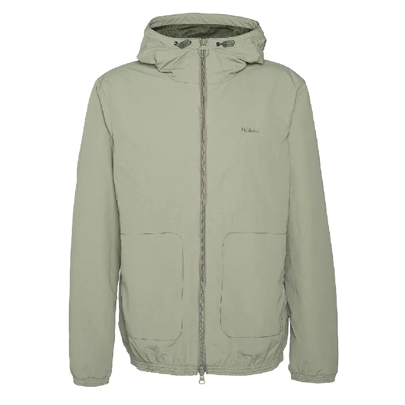 Men's adventure-ready windbreaker-Barbour Berwick Showerproof Jacket Dusty Green