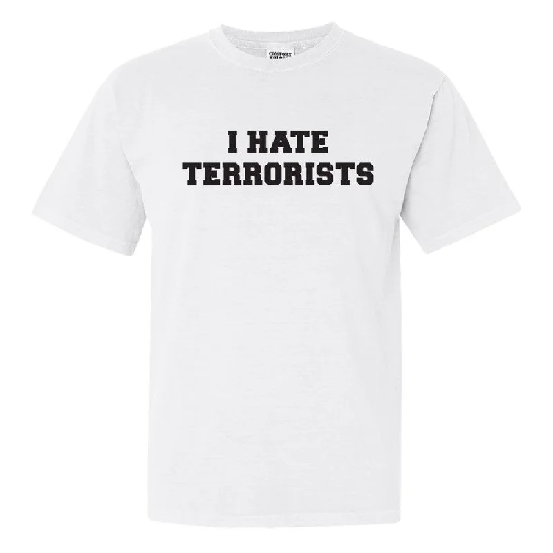 Men's cool t-shirt-I Hate Terrorists Tee