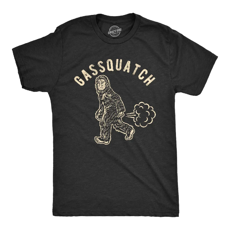 Men's casual t-shirt-Gassquatch Men's T Shirt