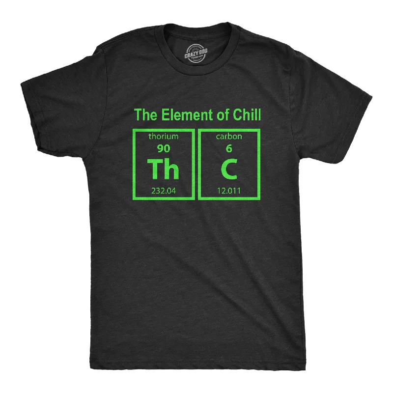 Men's travel t-shirt-The Element Of Chill Men's T Shirt