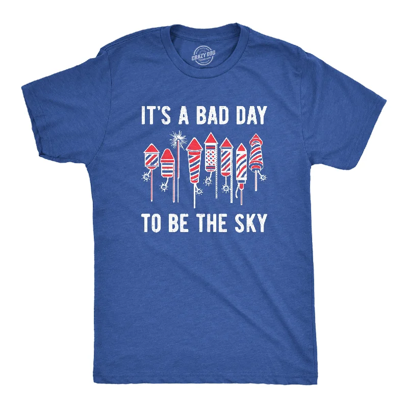 Men's breathable t-shirt-Its A Bad Day To Be The Sky Men's T Shirt