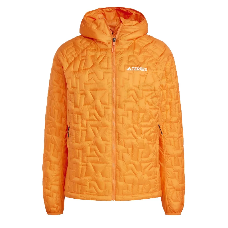 Men's gym performance trench coat-Adidas Terrex Xperior Jacket Semi Impact Orange