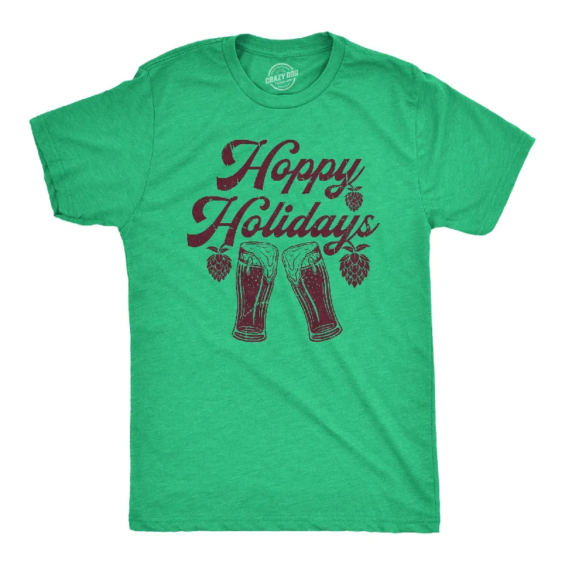 Men's funny t-shirt-Hoppy Holidays Men's T Shirt