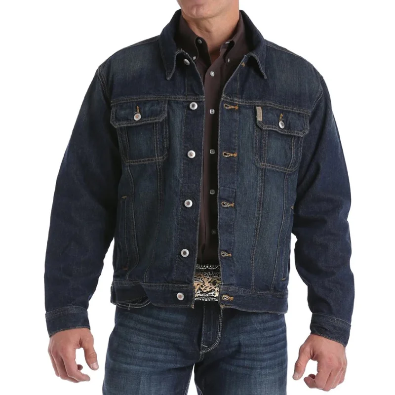 Men's lightweight softshell jacket-Cinch Men's Denim Jacket