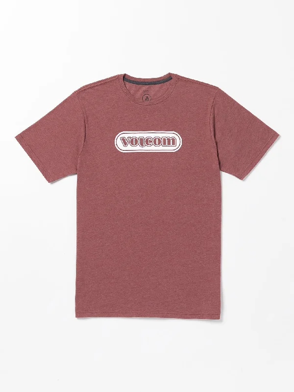 Men's gamer t-shirt-Ninetyfive Short Sleeve Tee - Oxblood Heather