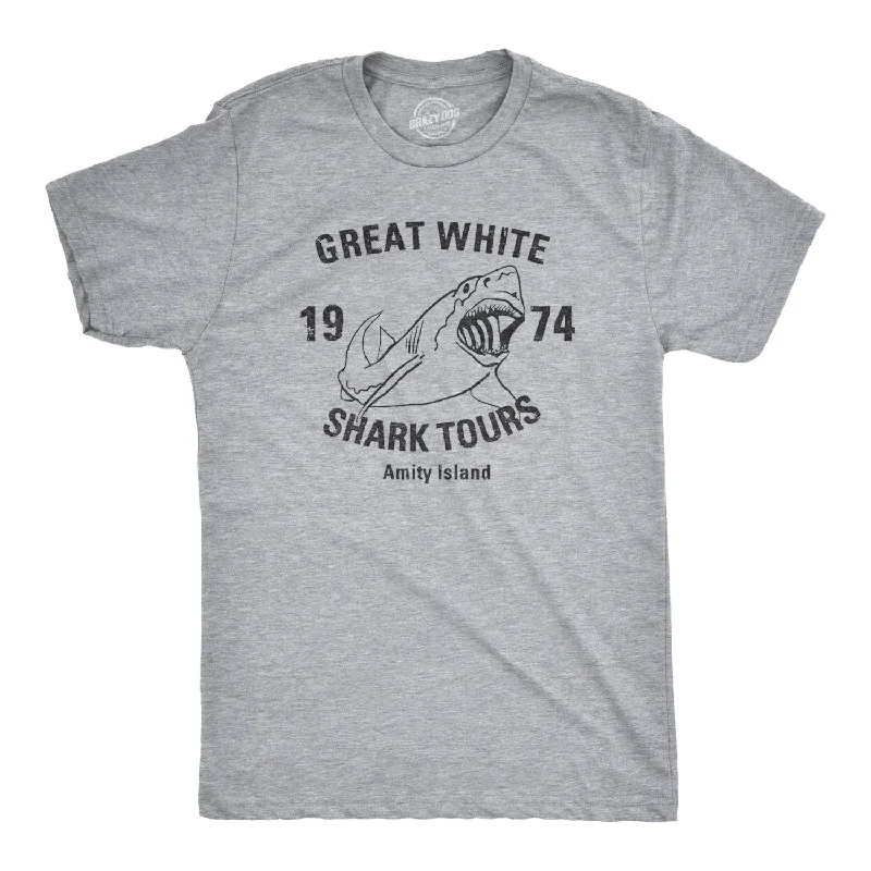 Men's fan t-shirt-Great White Shark Tours Men's T Shirt