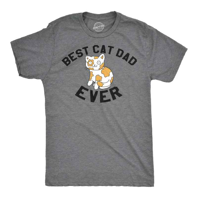 Men's polo t-shirt-Best Cat Dad Men's T Shirt