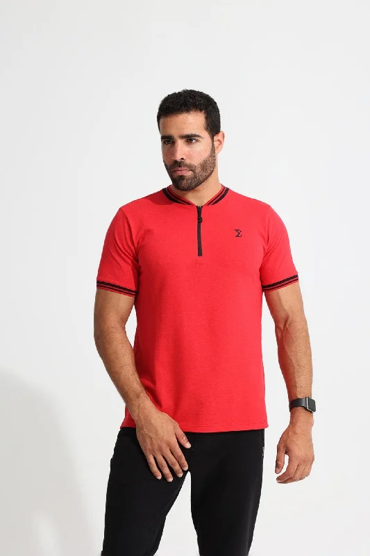 Men's gym performance dress polo shirt-Viva Magenta Surf Z Polo T-shirt