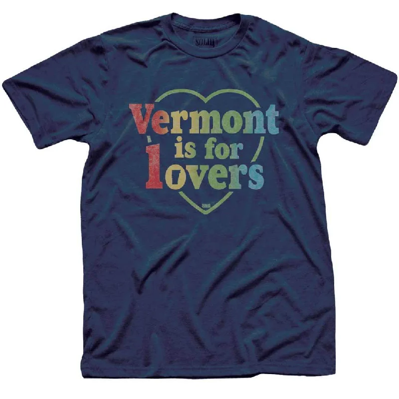 Men's patterned t-shirt-Vermont Lovers T-shirt