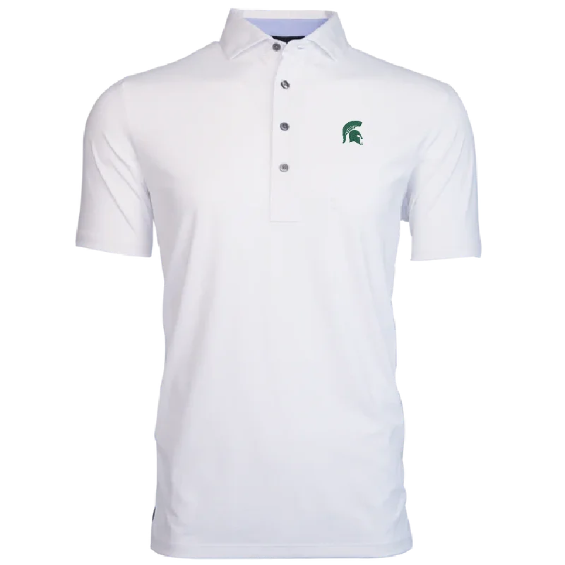 Men's functional golf polo shirt-Michigan State Spartan Tala Polo