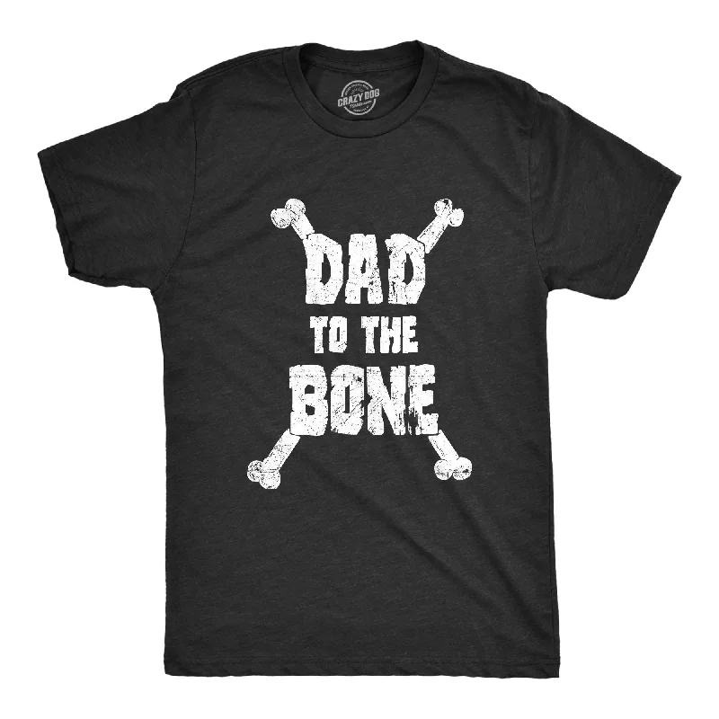 Men's skate t-shirt-Dad To The Bone Men's T Shirt