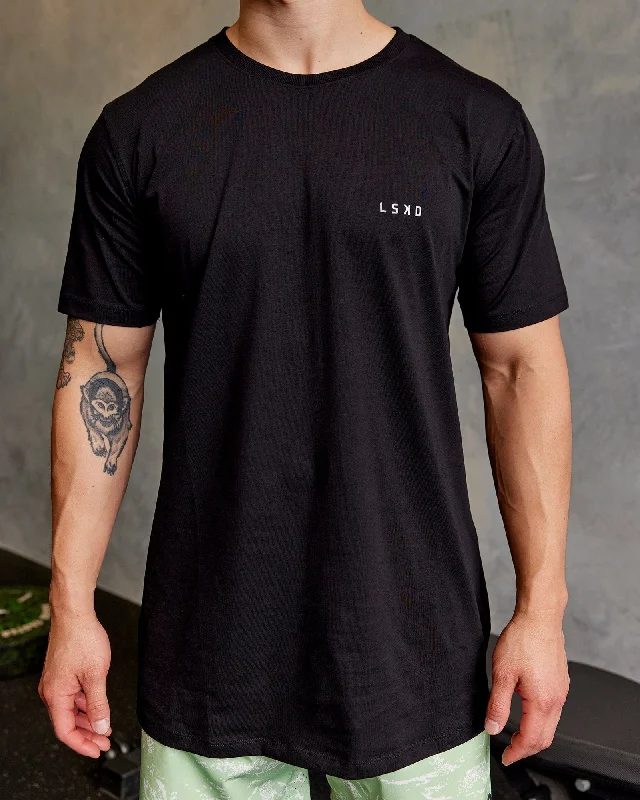 Men's muscle t-shirt-Deluxe PimaFLX Tee - Black