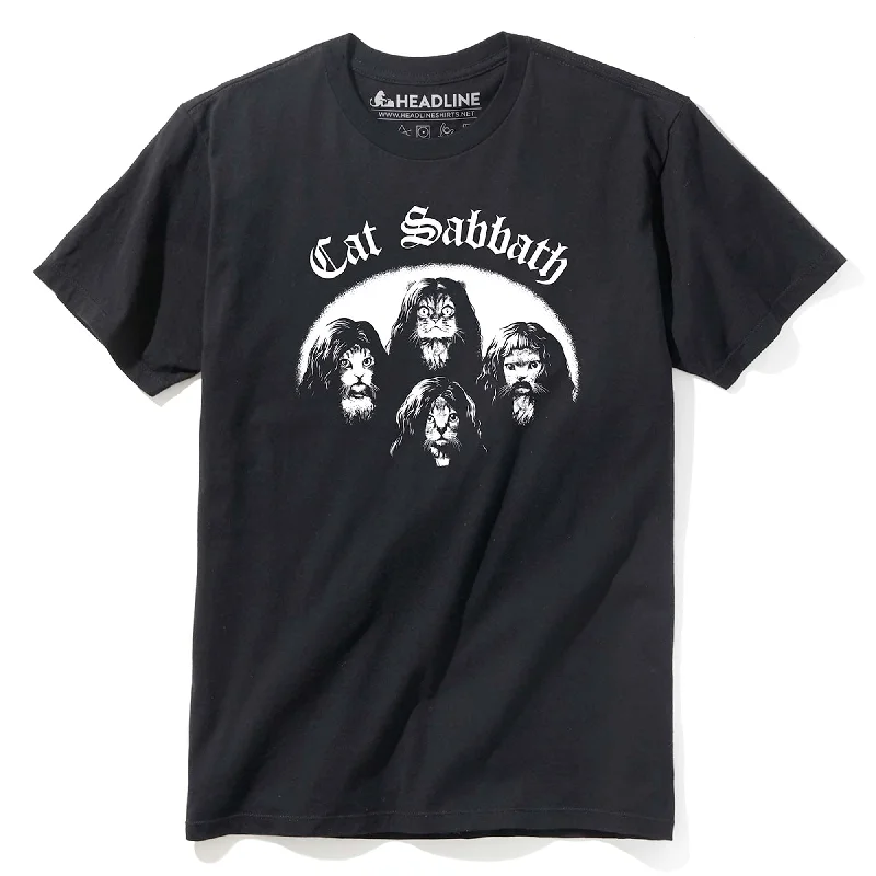 Men's comfortable t-shirt-Cat Sabbath T-Shirt