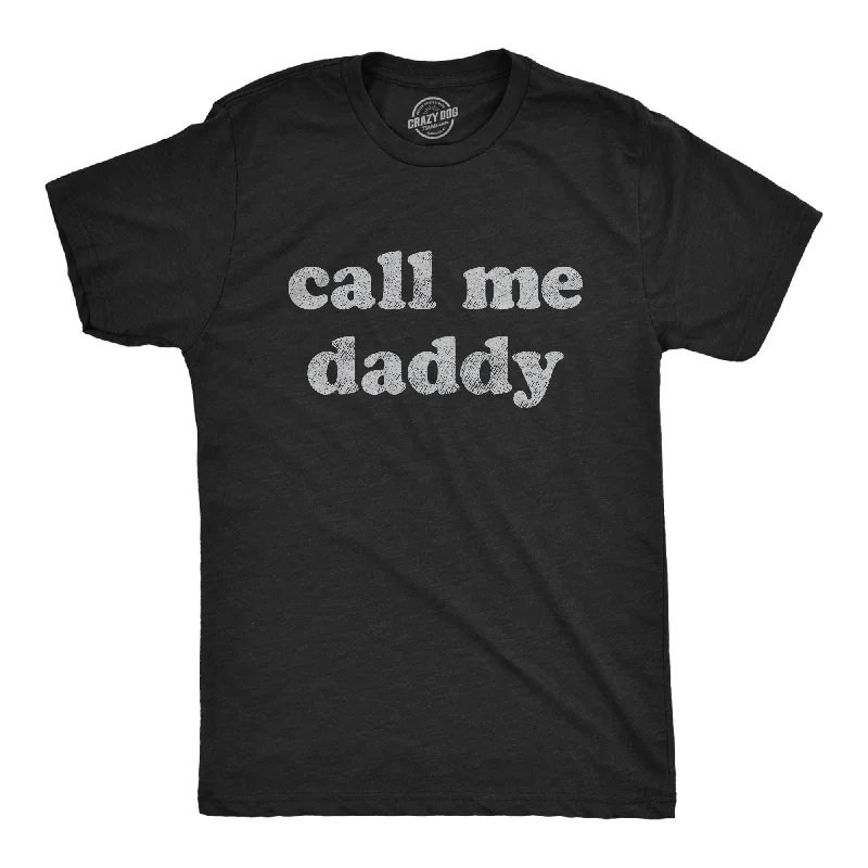 Men's eco-friendly t-shirt-Call Me Daddy Men's T Shirt