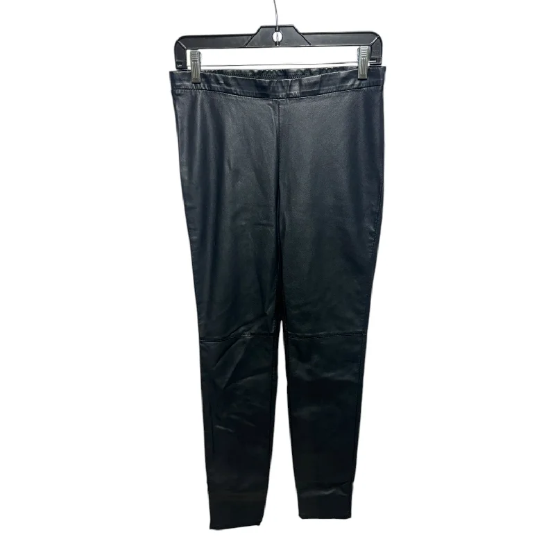 Men's versatile casual pants-Faux Leather Skinny Pants By Cupcakes And Cashmere In Black, Size: S