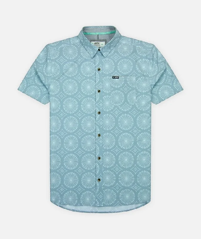 Men's wrinkle-free casual shirt-Jetty Short Sleeve Men's Woven Shirts