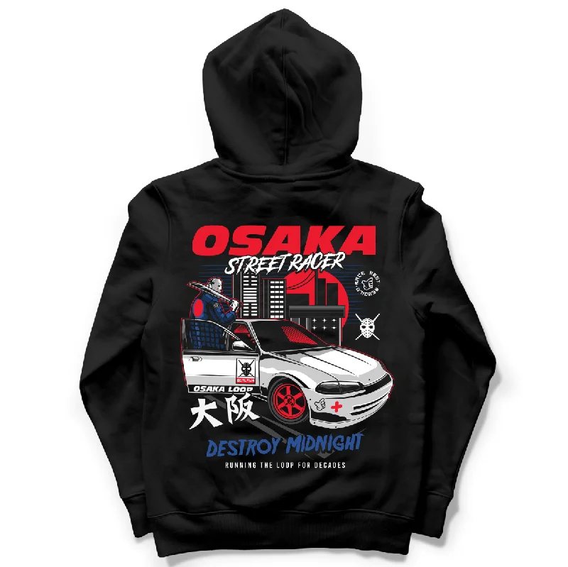 Men's modern hoodie-Midnight Osaka  Hoodie