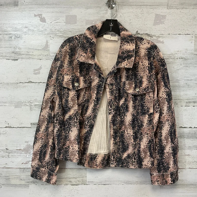 Men's versatile field coat-Jacket Other By Savanna Jane In Animal Print, Size: S