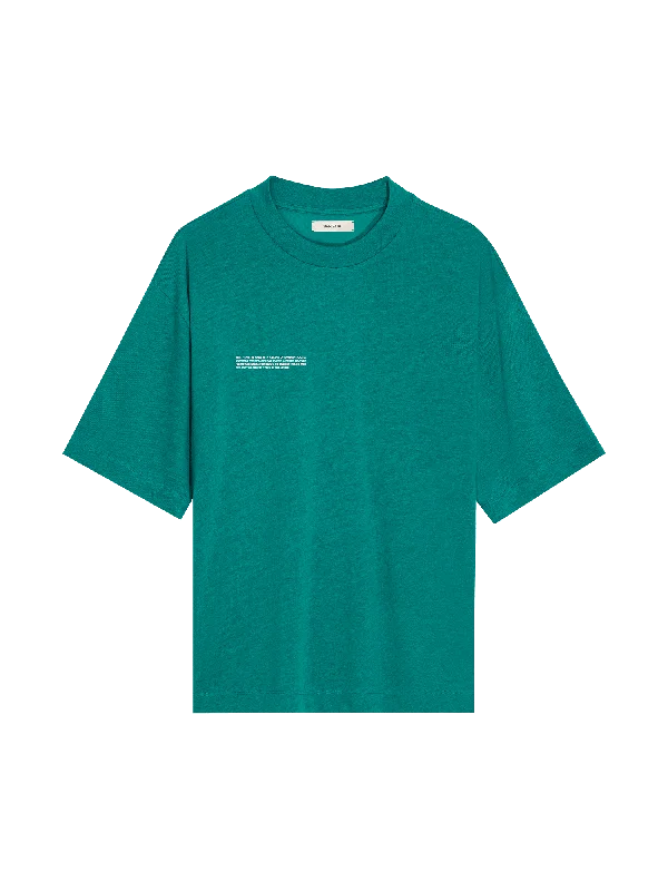 Men's basic t-shirt-Mens DNA Frutfiber T-Shirt—scarab teal