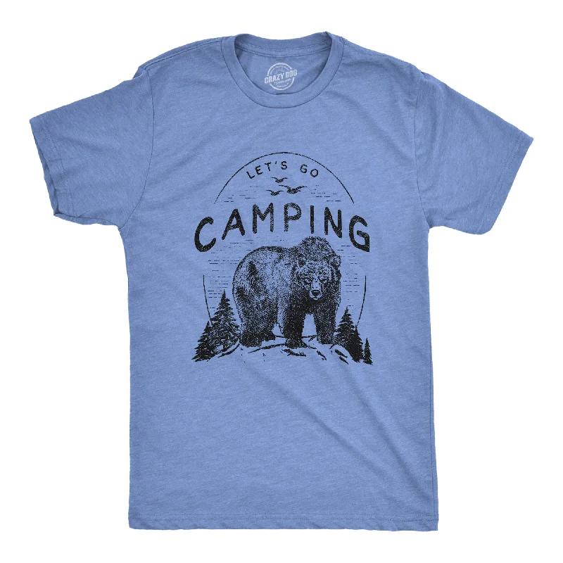 Men's running t-shirt-Let's Go Camping Men's T Shirt