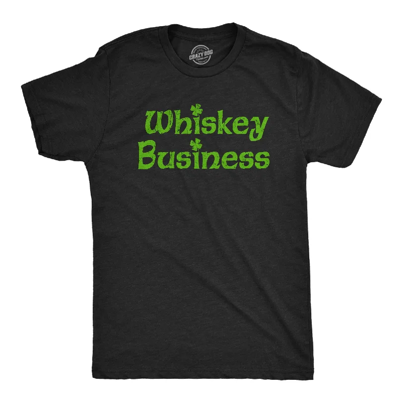 Men's striped t-shirt-Whiskey Business Men's T Shirt