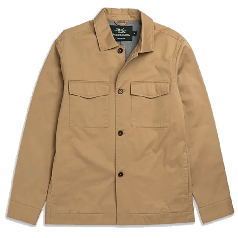 Men's tech-inspired raincoat-Rodd & Gunn Whitstone Jacket Cappucino