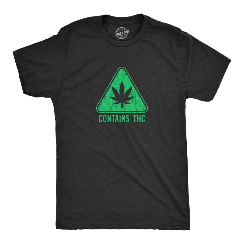 Men's uniform t-shirt-Contains THC Men's T Shirt