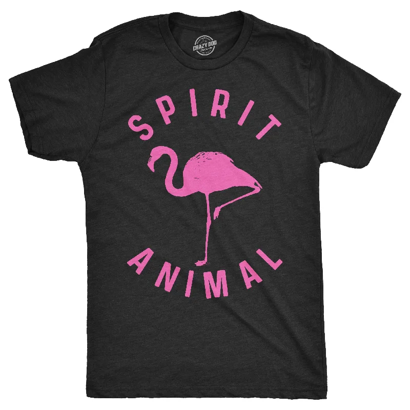 Men's solid color t-shirt-Spirit Animal Men's T Shirt