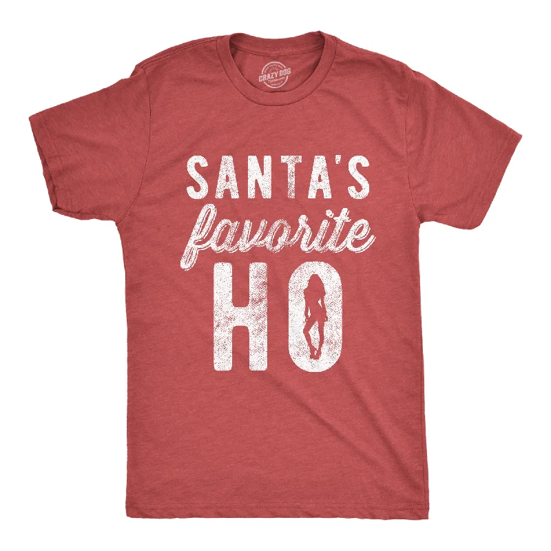 Men's tank top t-shirt-Santa's Favorite Ho Men's T Shirt