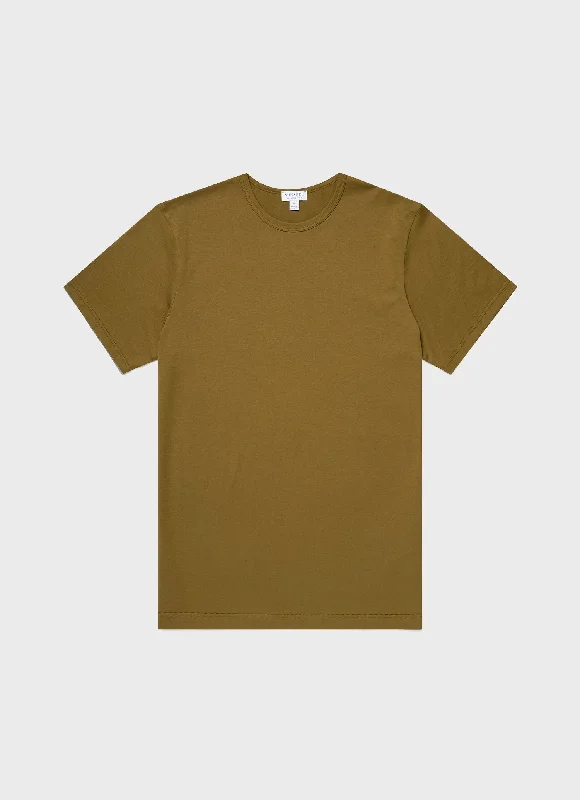 Men's short sleeve t-shirt-Men's Classic T-shirt in Olive