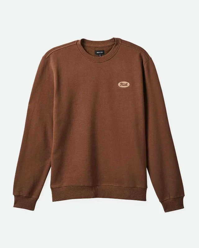 Men's organic cotton sweatshirt-Parsons Patch Crew