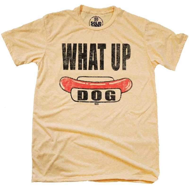 Men's beach t-shirt-What Up Dog T-shirt