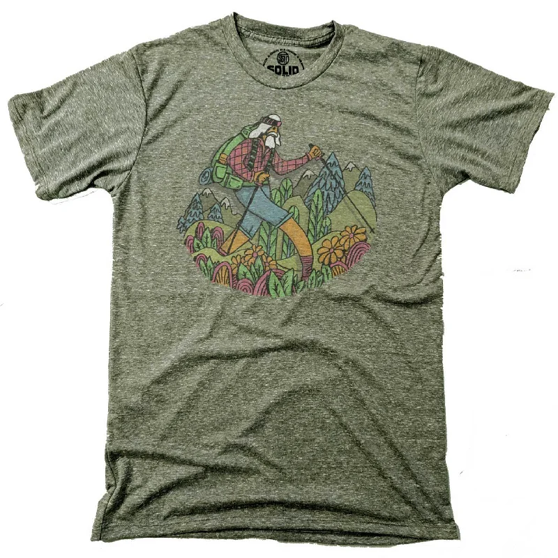 Men's funny t-shirt-Wise Hiker | Design by Dylan Fant T-shirt