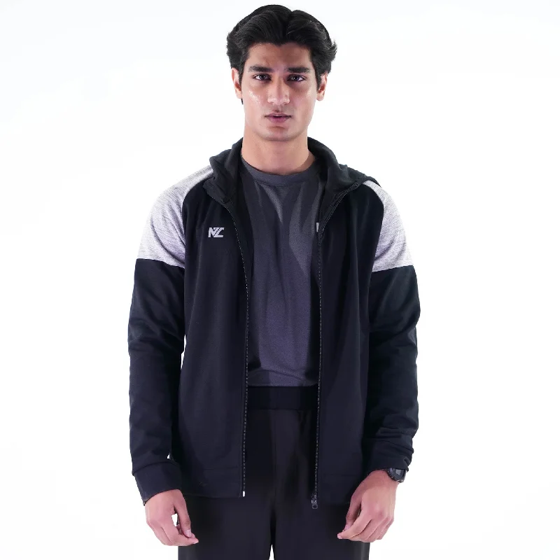 Men's performance hoodie-MZA Reflective ZIP-UP Hoodie