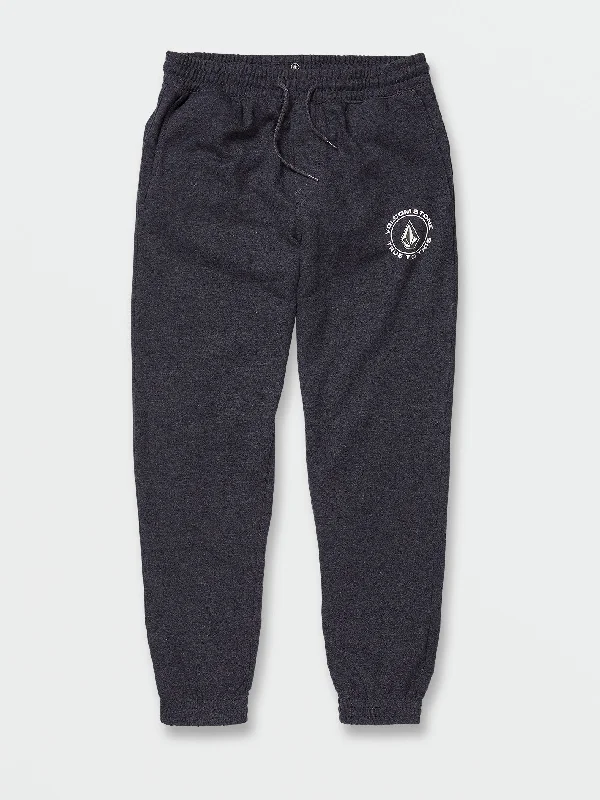 Men's lightweight casual wear pants-True To This Fleece Pants - Navy Heather