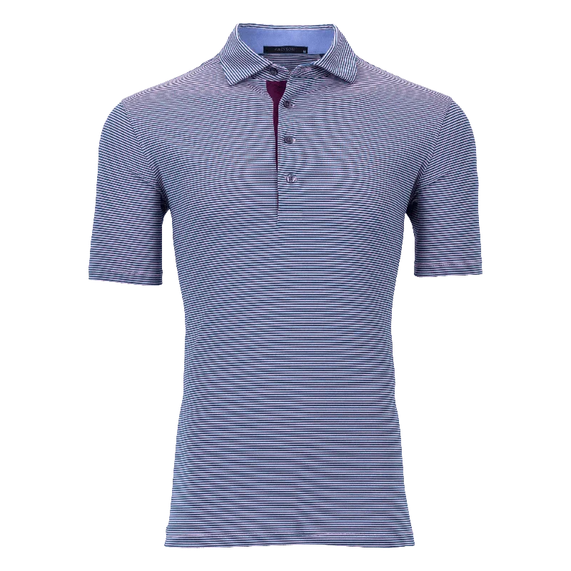 Men's versatile dress polo shirt-Saranac Polo (Sea Turtle)