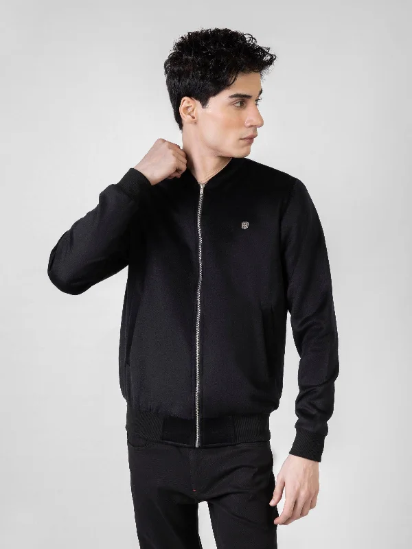 Men's eco-conscious bomber jacket-Brumano